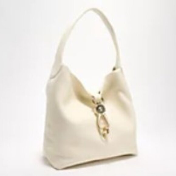 Dooney & Bourke Pebble Leather Small Logo LockSac White - Picture 4 of 4